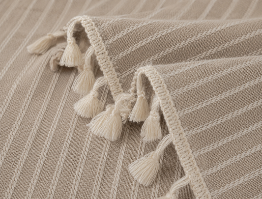 Kurashi Linen Door Curtain — Japanese Noren Style