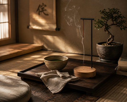 Kurashi Incense Burner — Japanese Wooden Upside Down Incense Holder